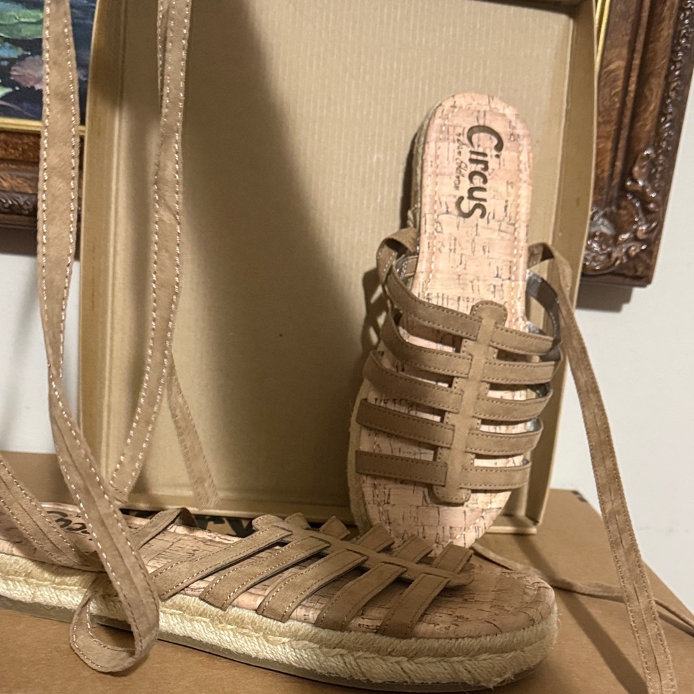 Circus by Sam Edelman Beige Espadrille Sandals